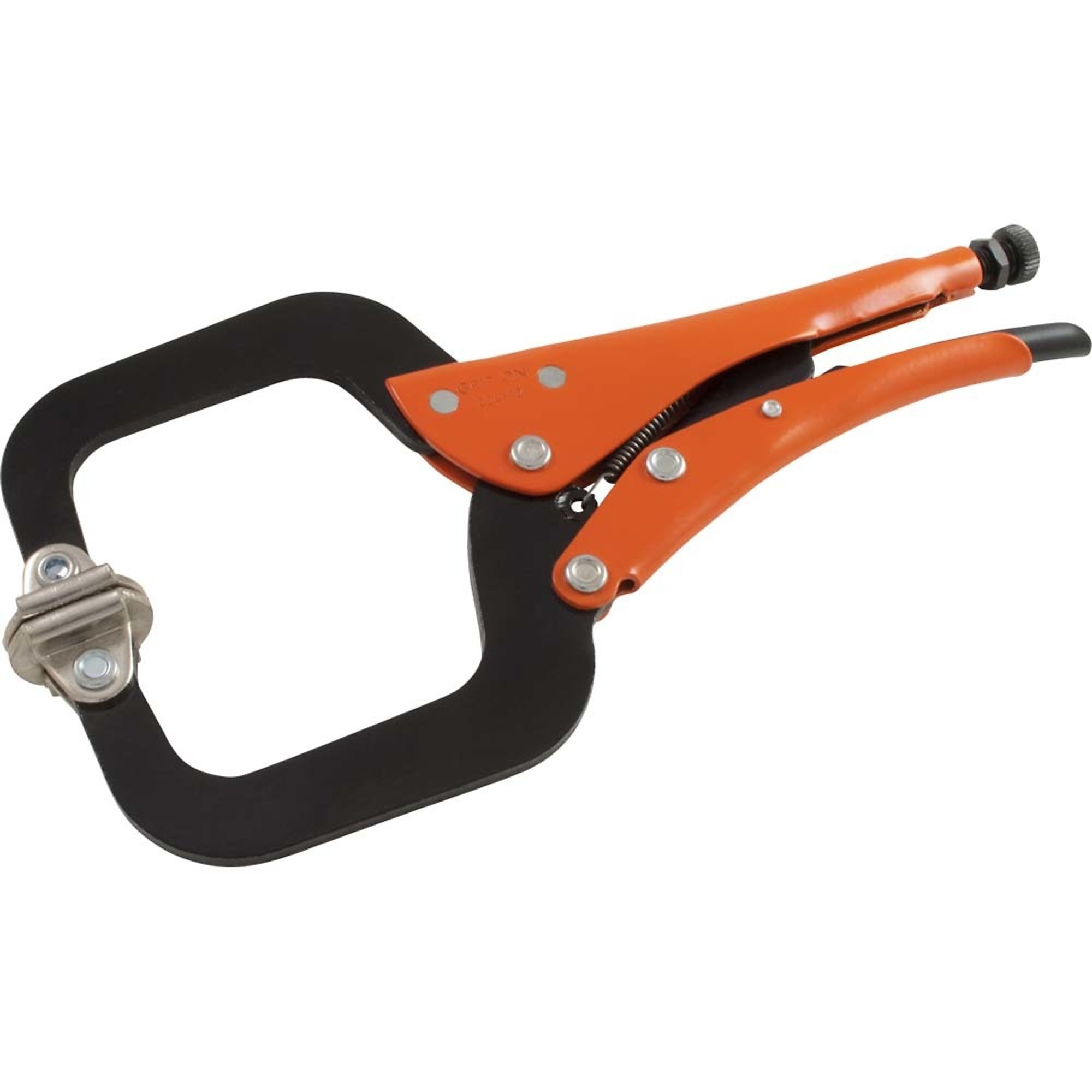 Grip-on, 6in. Locking C-clamp Plier, Pieces (qty.) 1 Material Alloy Steel, Jaw Capacity 1.97 in, Model# 224-06